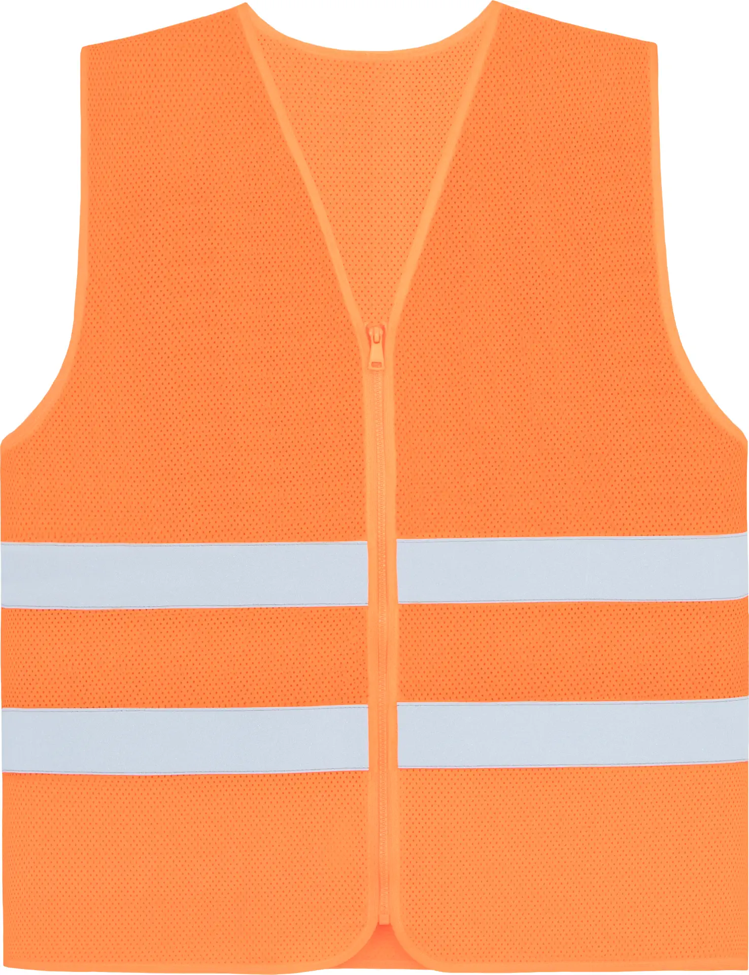 Korntex Mesh-Warnweste Comfort-Fit mit Reißverschluss Rhodes