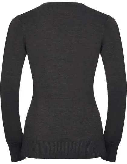 Russell Ladies V-Neck Knitted Pullover