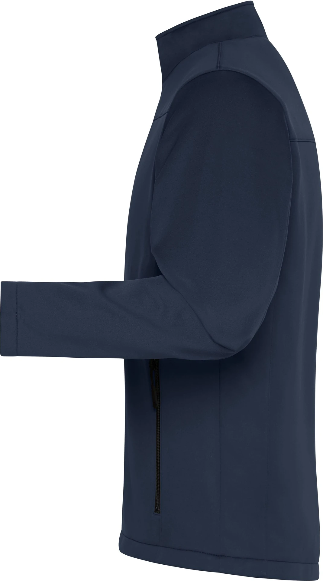 jn1172-mens-softshell-jacket-navy-left-4 James & Nicholson Men's Softshell Jacket