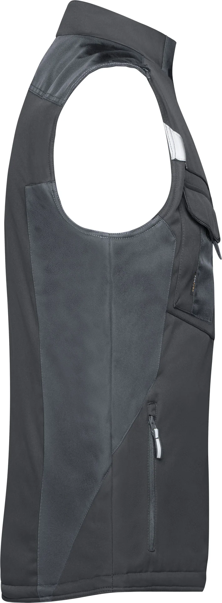 jn825-craftsmen-softshell-vest-black-black-right-6 James & Nicholson Craftsmen Softshell Vest -Strong-