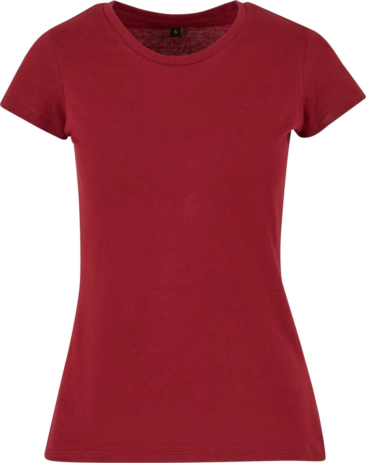 BYB-BB012-ladies-basic-t-shirt-cherry-front-4 Build Your Brand Ladies Basic Tee