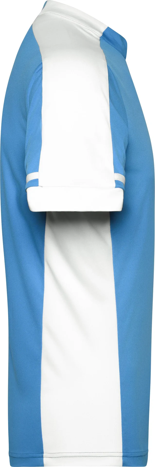 jn452-mens-bike-t-shirt-half-zip-cobalt-right-6 James & Nicholson Men's Bike-T Half Zip