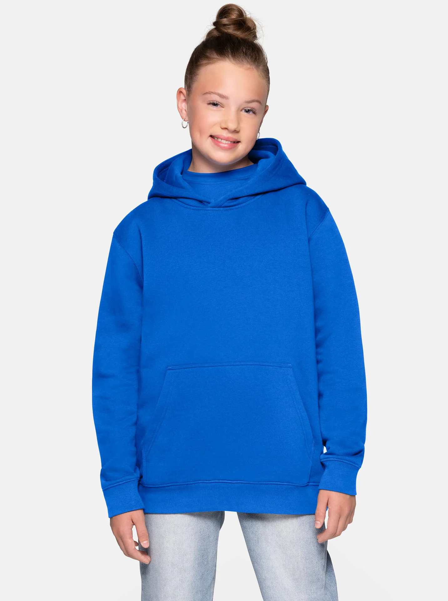 HAKRO Kinder Kapuzen-Sweatshirt 562 Bio-Baumwolle