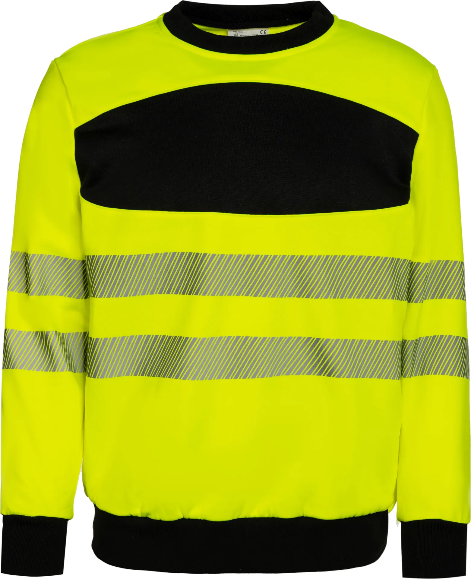 korntex-eossw-eos-hi-vis-workwear-sweatshirt-with-printing-area-signalyellow-black-front-2 Korntex EOS Hi-Vis Workwear Sweatshirt With Printing Area