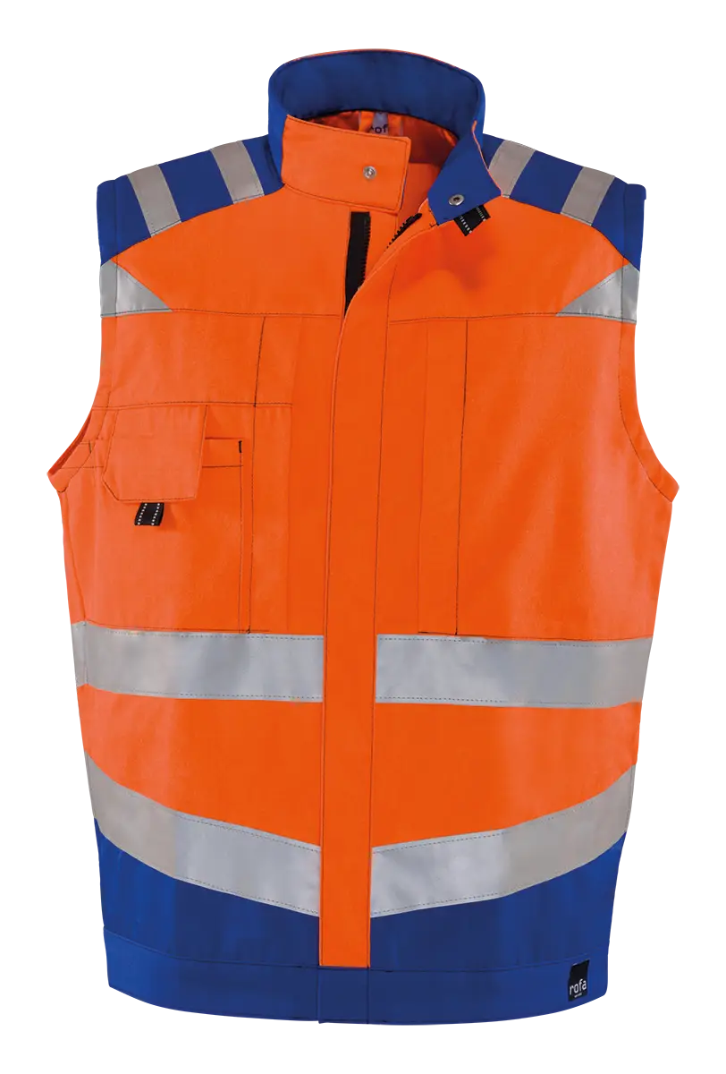 leuchtorange/kornblau