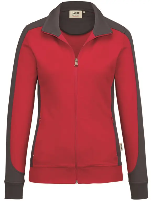 HAKRO Damen-Sweatjacke 277 Contrast Mikralinar® HAKRO Damen-Sweatjacke 277 Contrast Mikralinar®