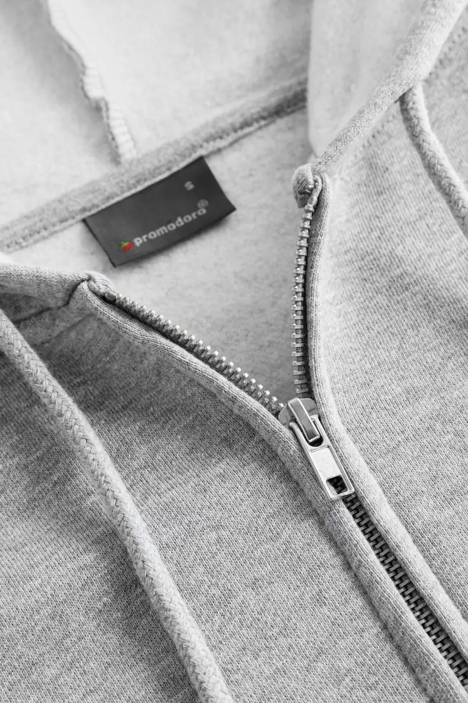 promodoro-5181-womens-hoody-jacket-sportsgrey-detail-7 Promodoro Women's Hoody Jacket 80/20