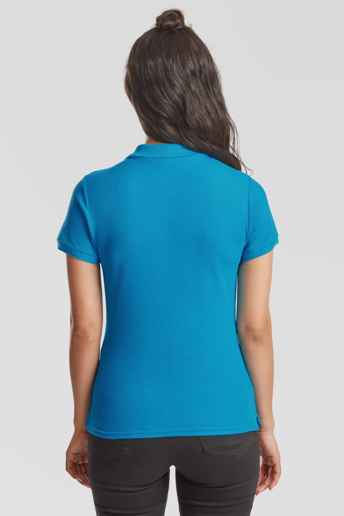 fruit-of-the-loom-63-030-0-ladies-premium-poloshirt-azureblue-model-2 F.O.L. Lady-Fit Premium Polo