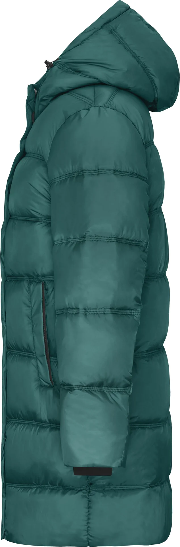 jn1367-ladies-winter-short-coat-smokygreen-left-4 James & Nicholson Ladies Winter Short Coat