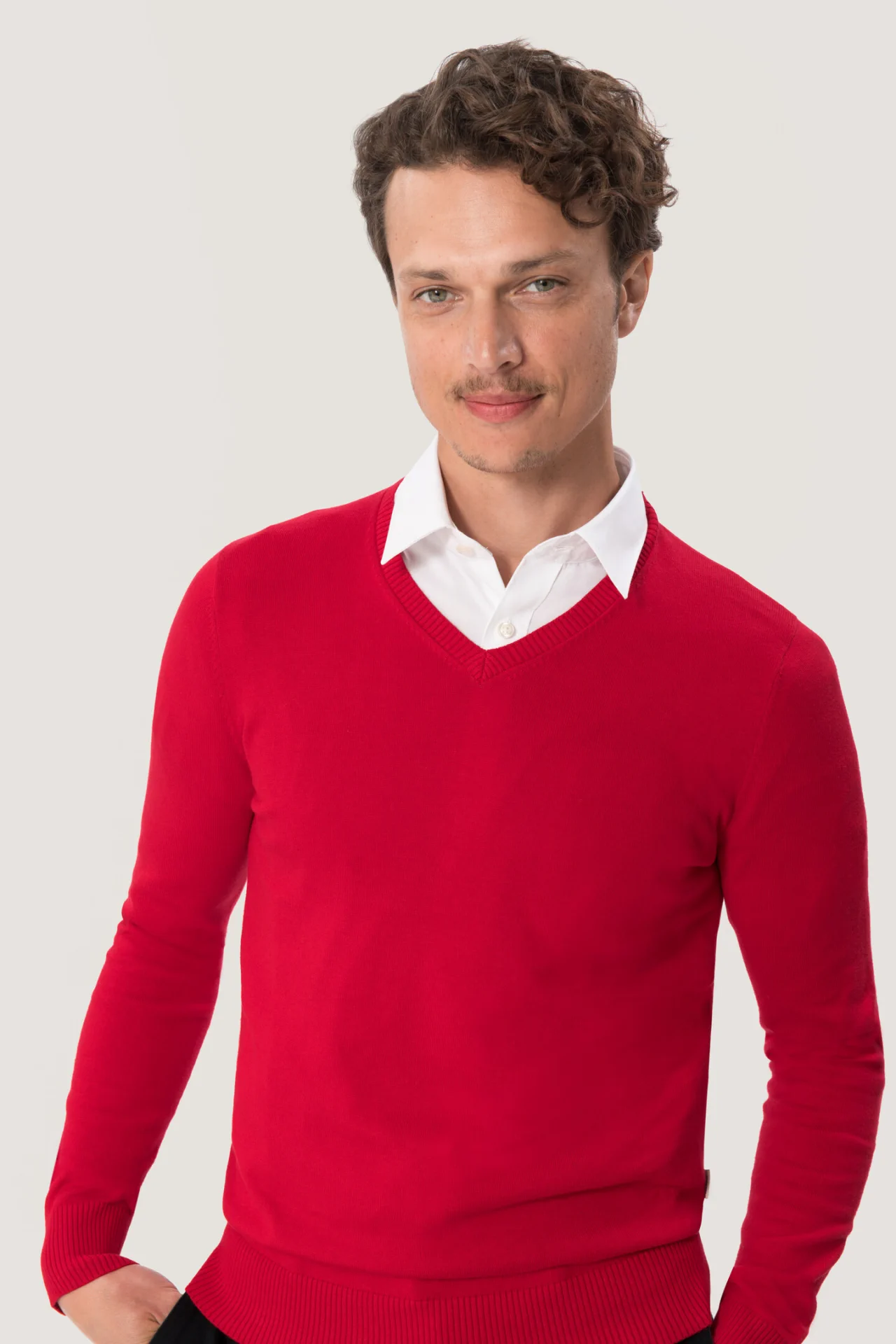 HAKRO V-Pullover 143 Premium-Cotton HAKRO V-Pullover 143 Premium-Cotton