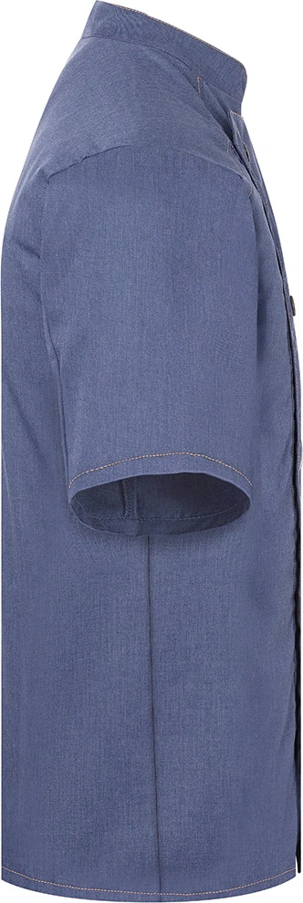 KARLOWSKY Kurzarm Kochjacke Jeans-Style