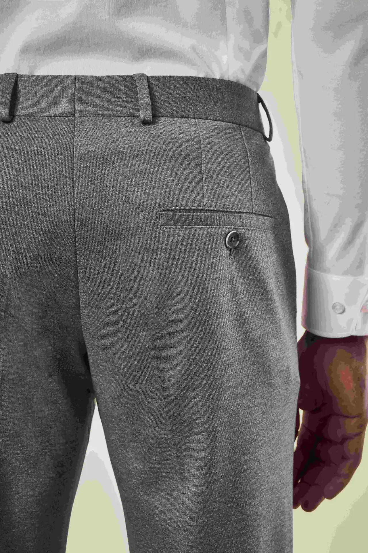 greiff-23065-herren-jerseyhose-rf_2155_hellgrau-meliert-details-4 GREIFF Herren Jerseyhose CASUAL Regular Fit