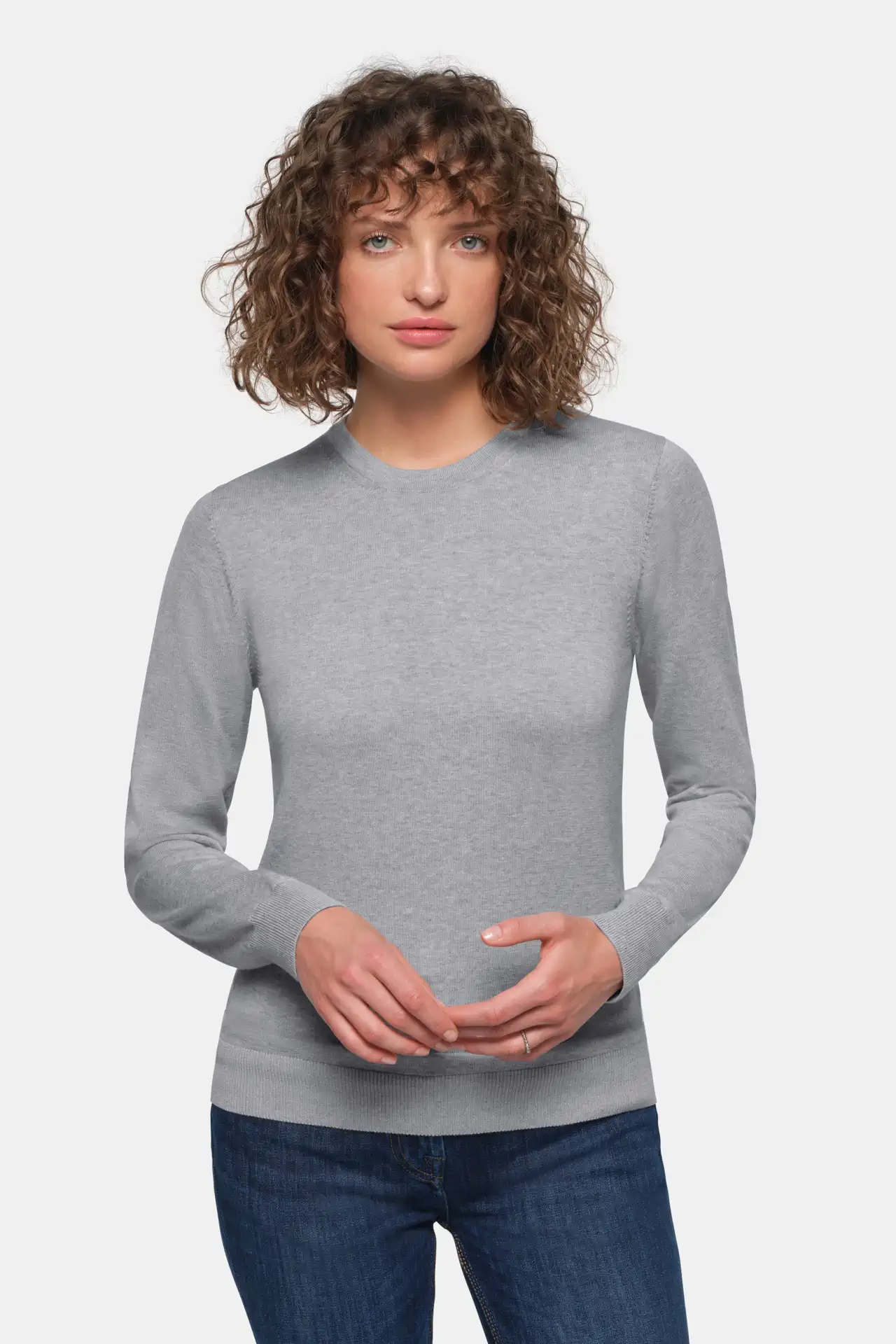 HAKRO Damen Pullover 135 Premium-Baumwolle  HAKRO Damen Pullover 135 Premium-Baumwolle