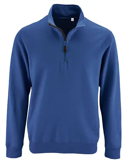SOL'S Men's Zip High Collar Sweatshirt Stan