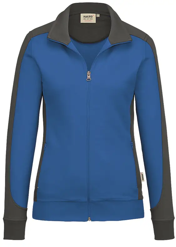 HAKRO Damen-Sweatjacke 277 Contrast Mikralinar® HAKRO Damen-Sweatjacke 277 Contrast Mikralinar®