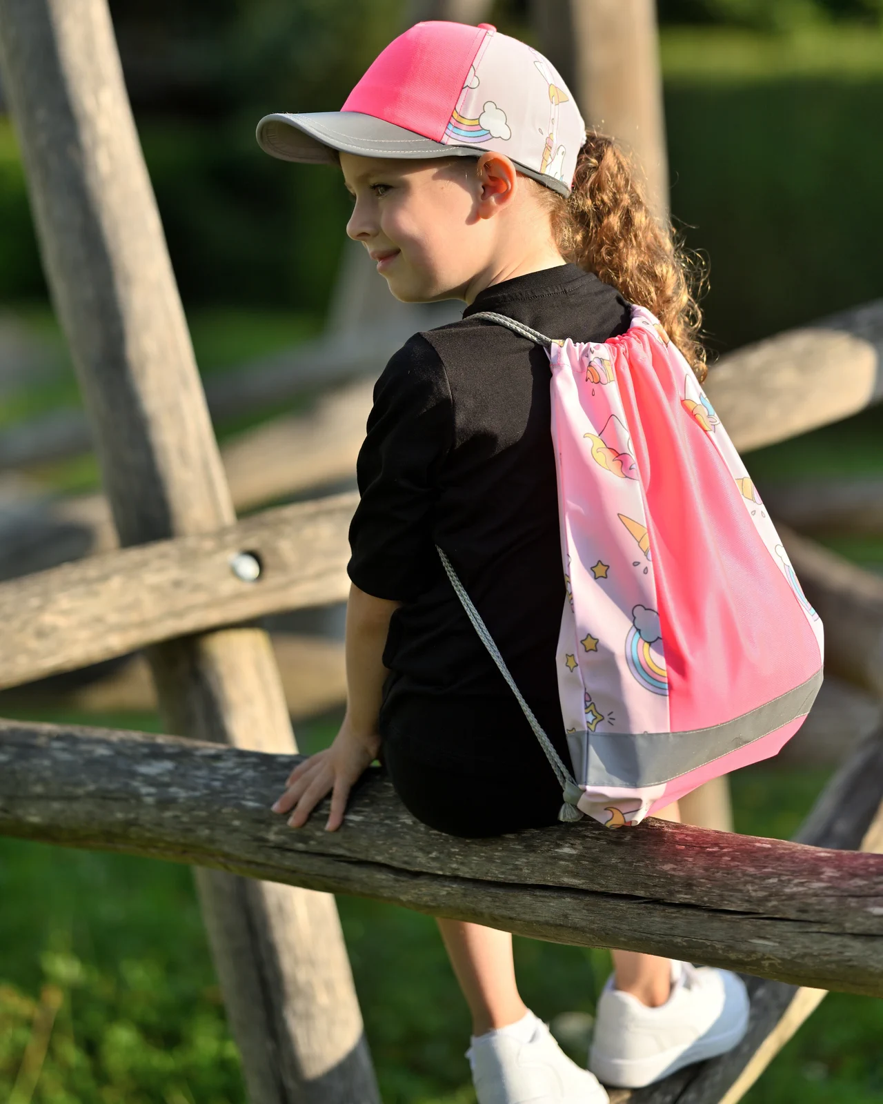 korntex-gymact-childrens-gym-bag-action-line-pink-unicorn-model-2 Korntex Kinder Turnbeutel Action Line