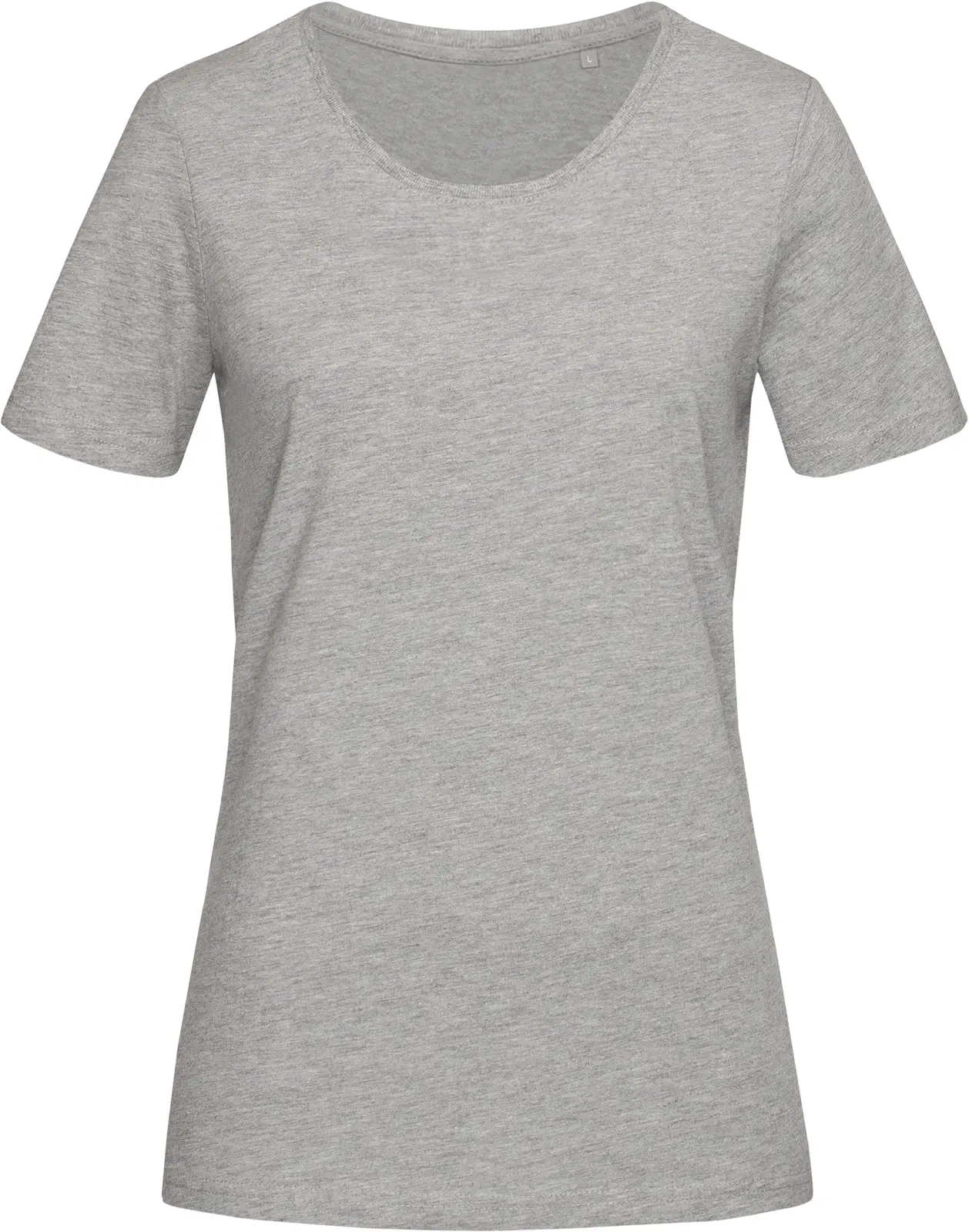 stedman-st7600-crew-neck-t-shirt-lux-women-greyheather-front-4 Stedman Women´s Lux T-Shirt