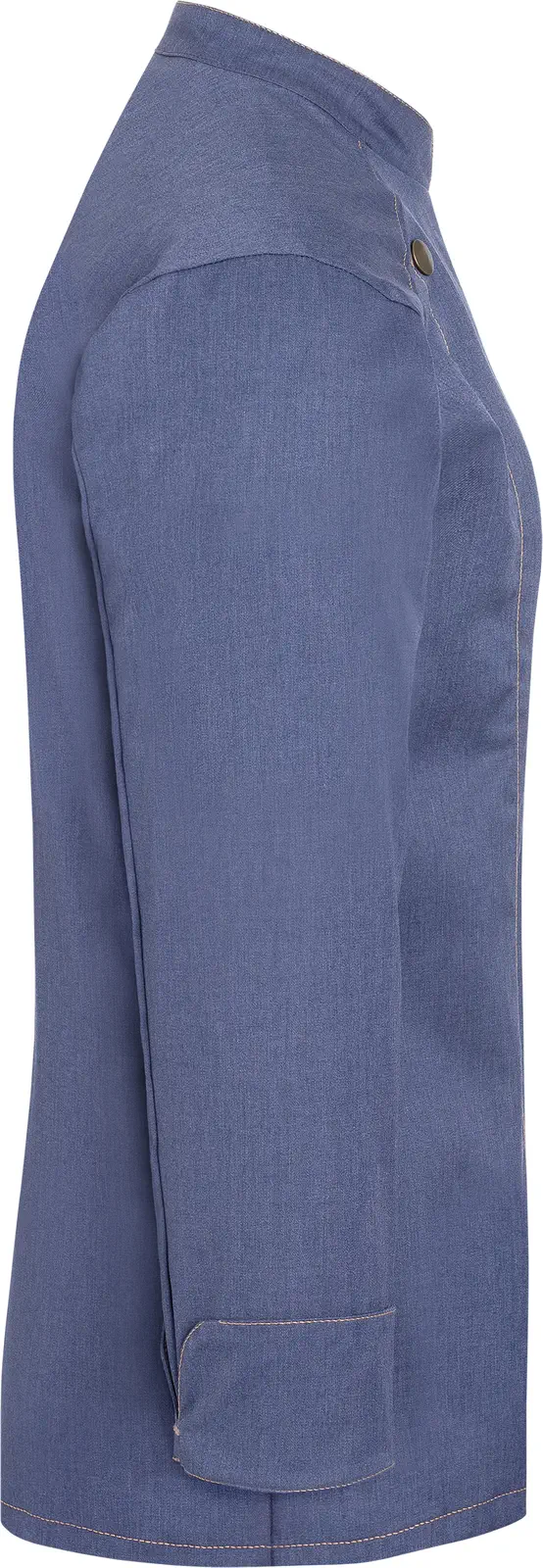 karlowsky-jf20-damen-kochjacke-jeans-style-vintageblue-right-6 KARLOWSKY Damen Kochjacke Jeans-Style
