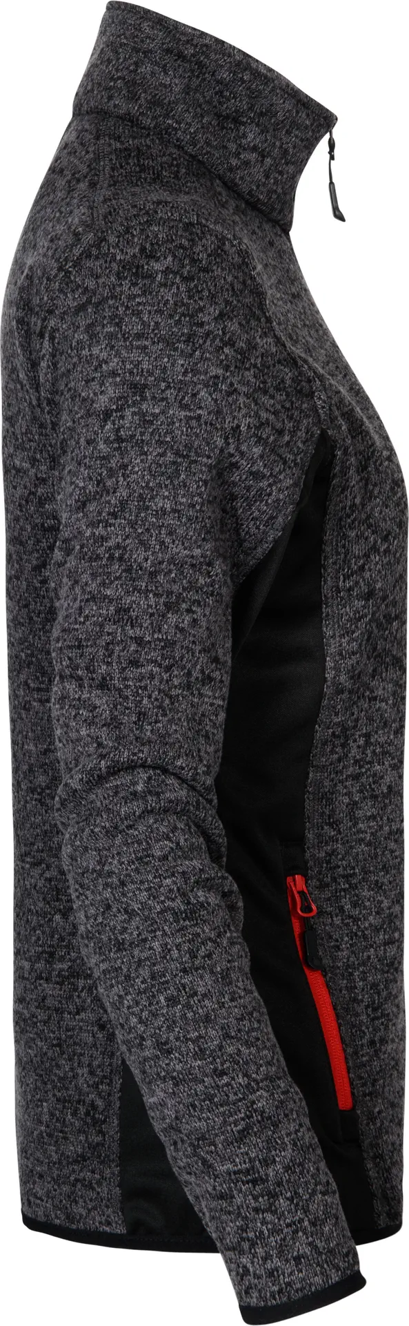 promodoro-7705-womens-knit-jacket-workwear-heathergraphite-side-5 Promodoro Women's Knit Jacket Workwear