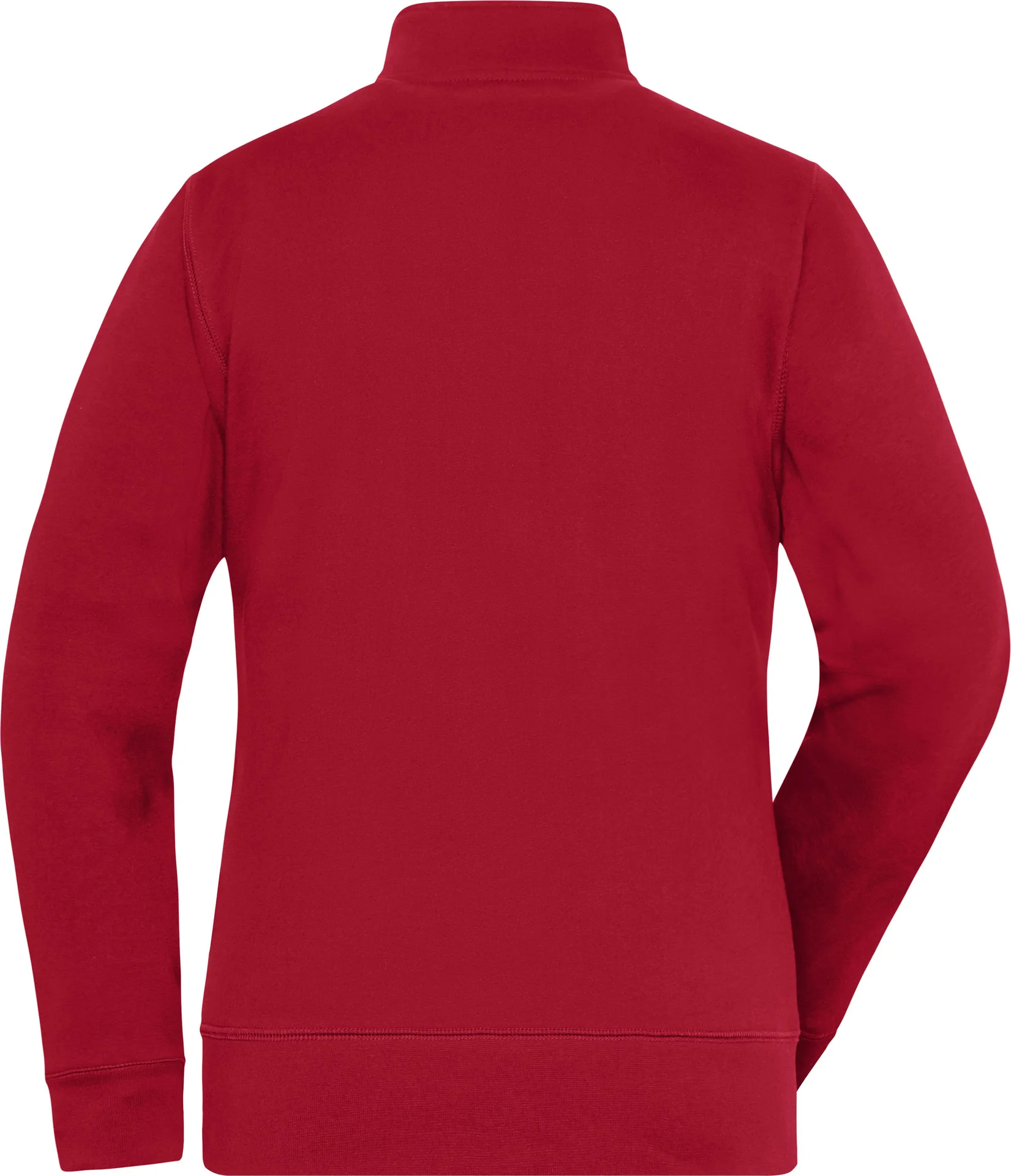 jn1809-ladies-doubleface-work-jacket-red-back-5 James & Nicholson Ladies´ Doubleface Work Jacket -SOLID-