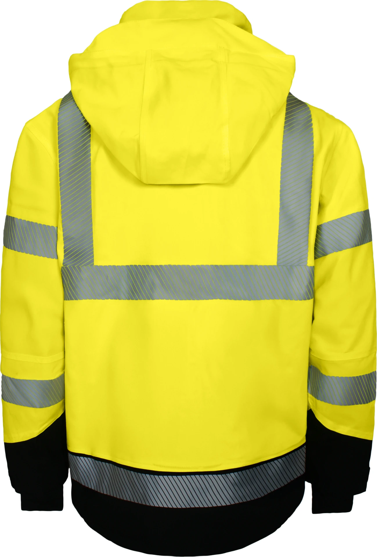 lyngsoe-4ws-5057-4-wege-stretch-hi-vis-shell-jacke-leuchtgelb-schwarz-2 Lyngsøe 4WS-5057 Hi-Vis Stretch Shell-Jacke