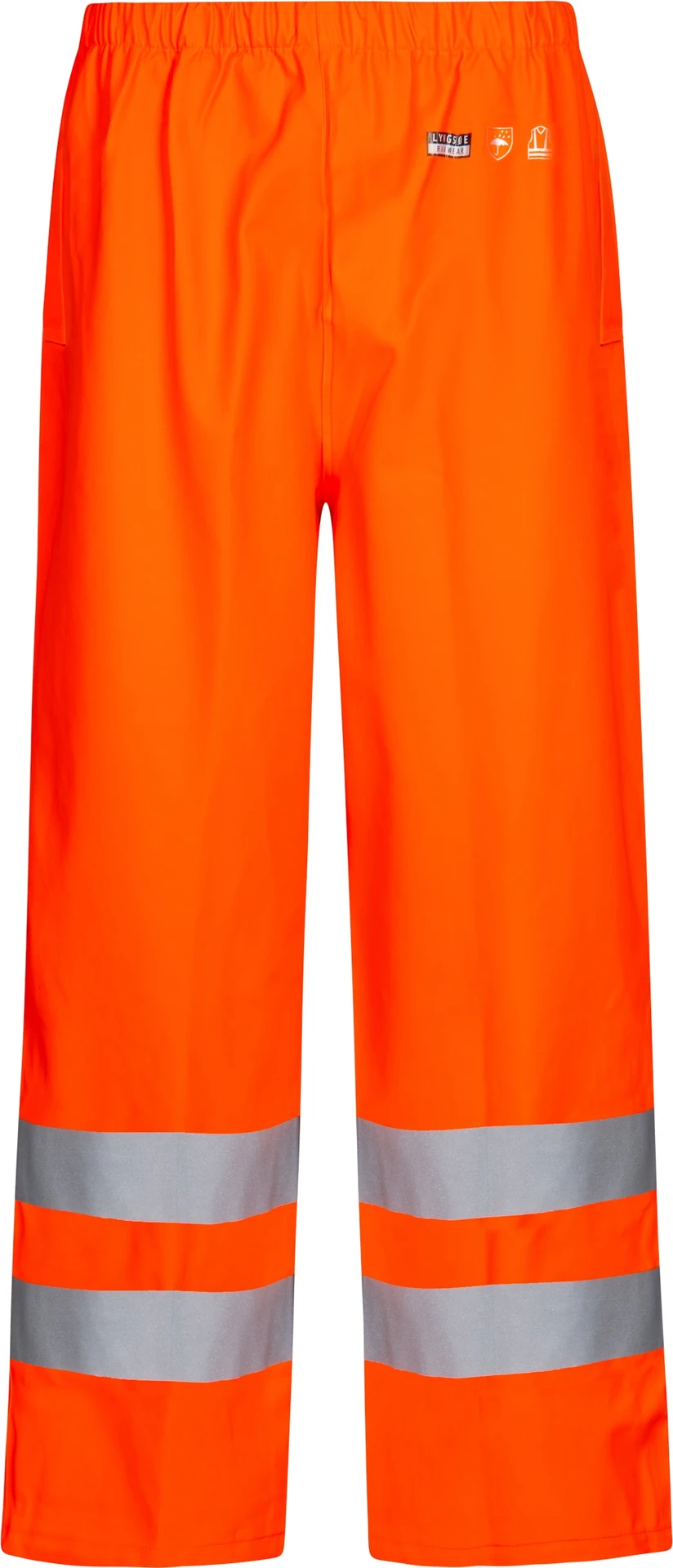 lyngsoe-lr52-hi-vis-regenhose-leuchtorange-front-1 Lyngsøe LR52 Hi-Vis Regenhose