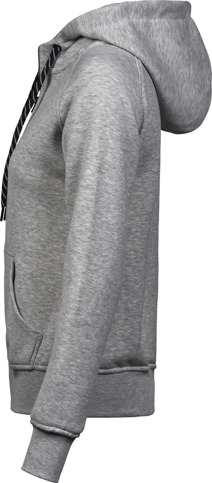 tee-jays-5436-womens-fashion-full-zip-hood-heathergrey-left-2 Tee Jays Ladies` Fashion Full Zip Hood