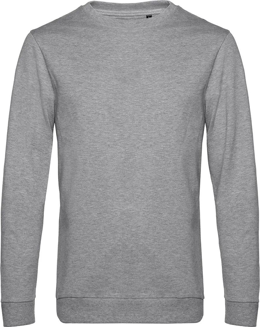 BC-WU01W-Sweatshirt-set-in-heathergrey-0 B&C #Set in Sweat