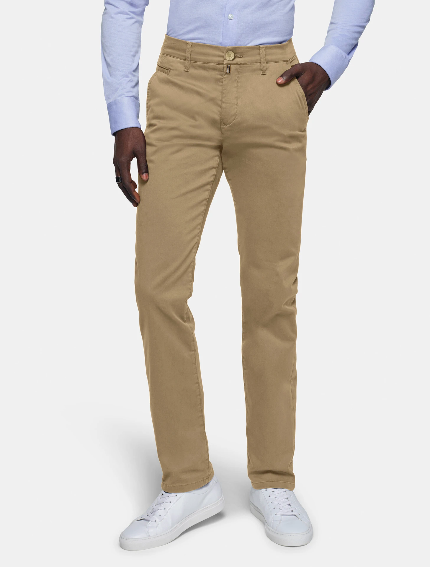 hakro-707-chinohose-x-stretch-khaki-model-0 HAKRO Chinohose 707 X-Stretch