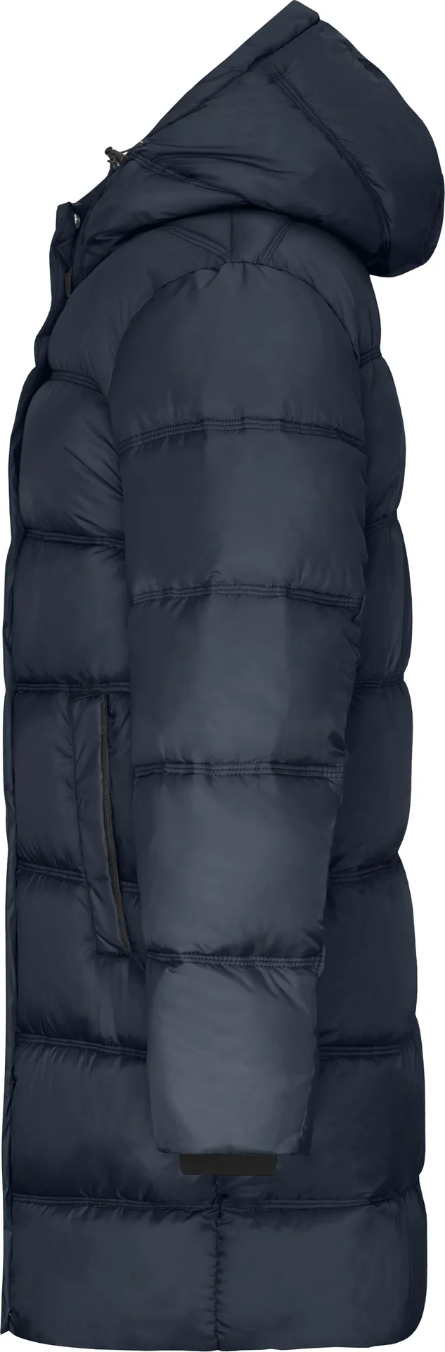 jn1368-mens-winter-short-coat-navy-left-4 James & Nicholson Men´s Winter Short Coat