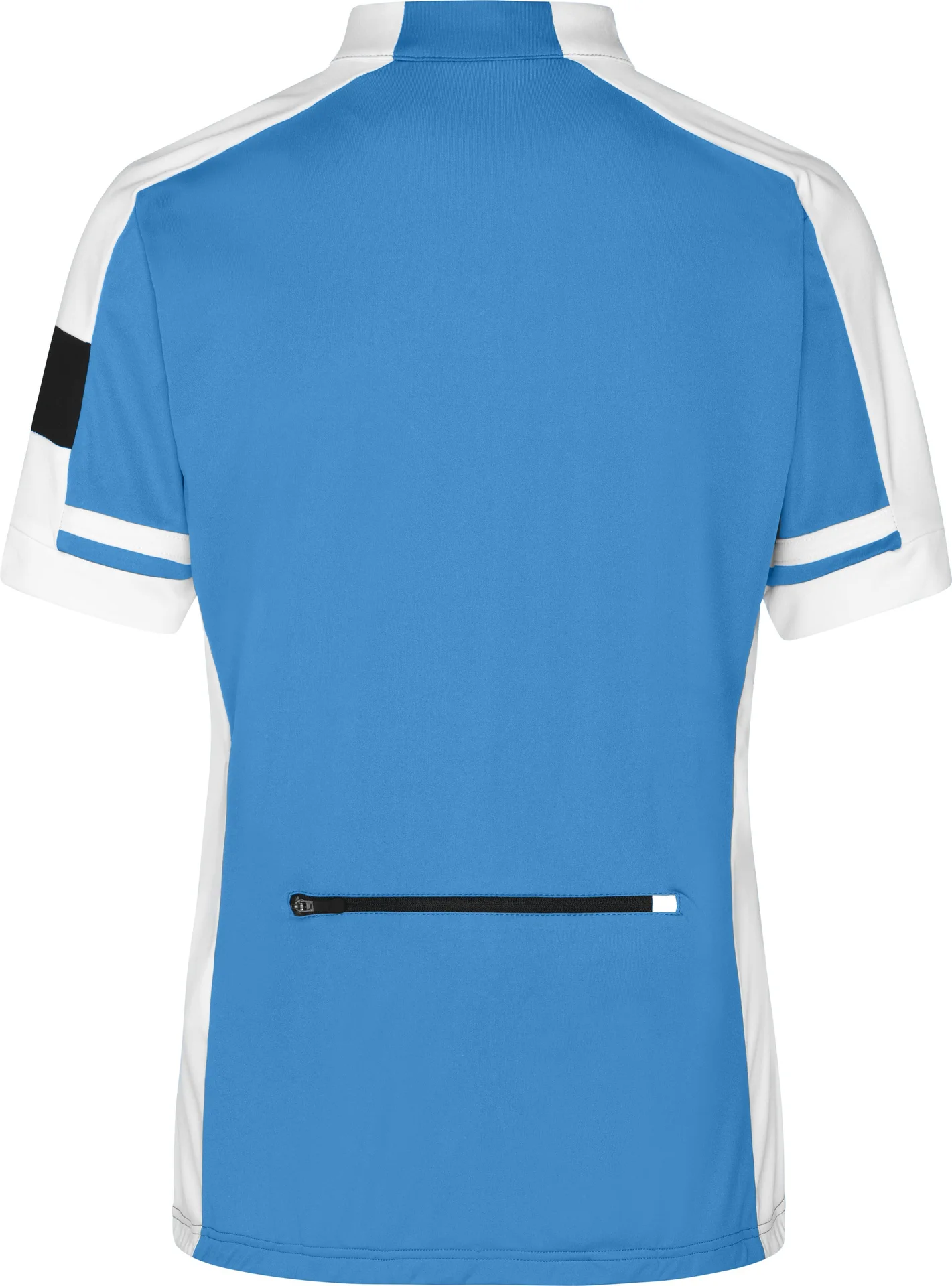 jn453-ladies-bike-t-shirt-full-zip-cobalt-back-5 James & Nicholson Ladies Bike-T Full Zip