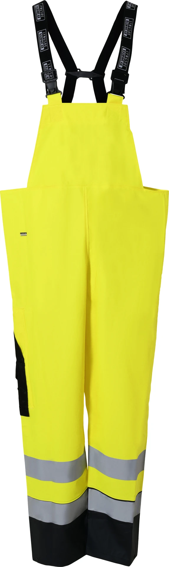 lyngsoe-fr-lr3059-flammhemmende-hi-vis-regenlatzhose-leuchtgelb-navy-front-1 Lyngsøe FR-LR3059 Flammhemmende Hi-Vis Regenlatzhose