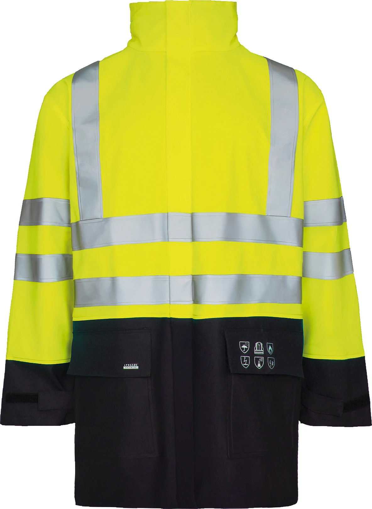 lyngsoe-arc-lr4055-multinorm-hi-vis-jacke-leuchtgelb-navy-front-1 Lyngsøe ARC-LR4055 Multinorm Hi-Vis Jacke