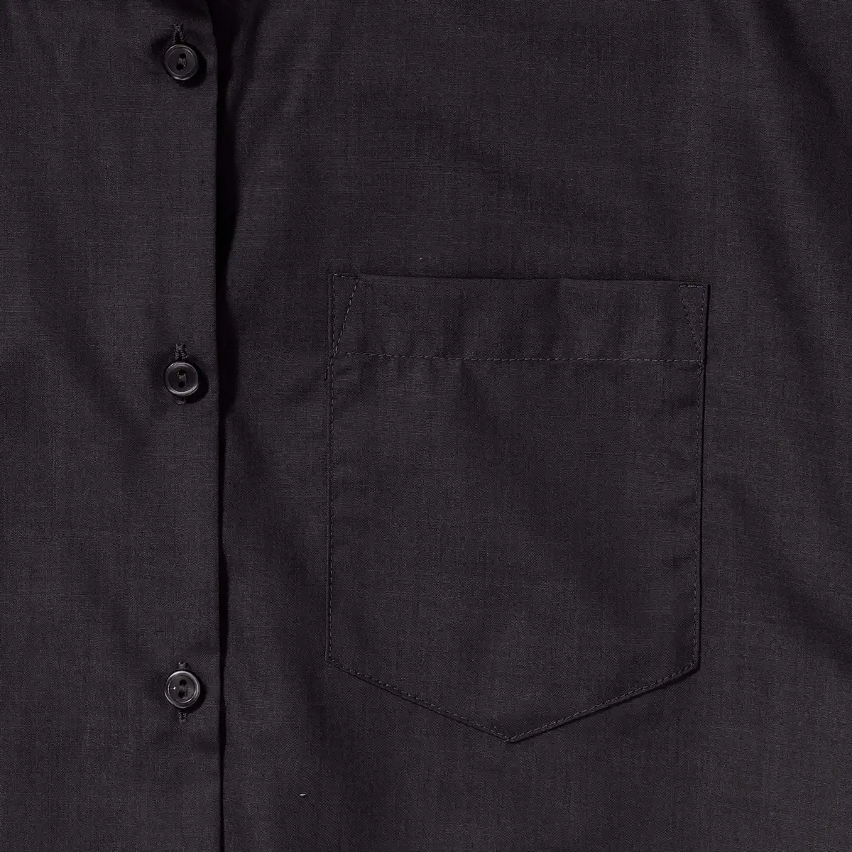 russell-r935f-ladies-short-sleeve-poly-cotton-easy-care-poplin-shirt-black-detail-7 Russell Ladies Short Sleeve Polycotton Easy Care Poplin Shirt