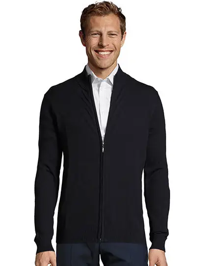 SOL'S Zipped Knitted Cardigan Gordon Men