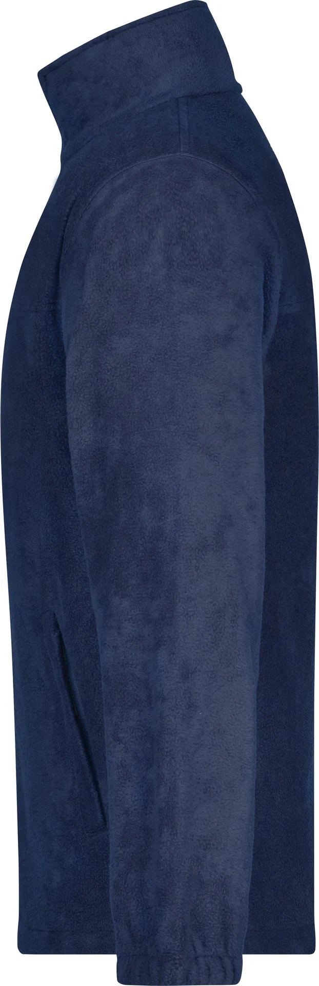 jn044-full-zip-fleece-navy-left-4 James & Nicholson Full-Zip Fleece