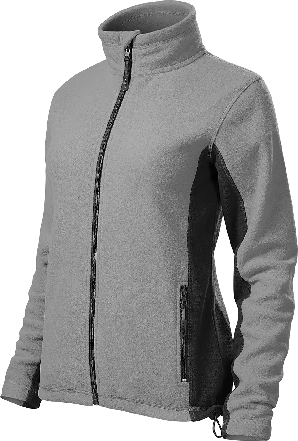 malfini-528-frosty-fleece-damen-hellgrau-left-3 MALFINI Fleecejacke Damen Frosty 528