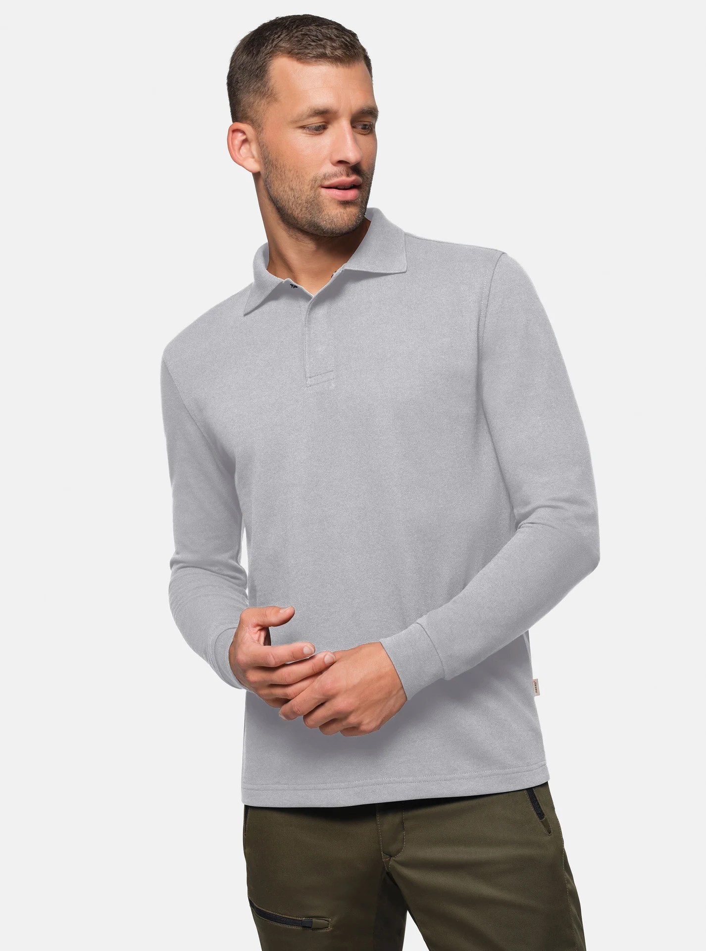 HAKRO Longsleeve-Poloshirt 821 HACCP Mikralinar®