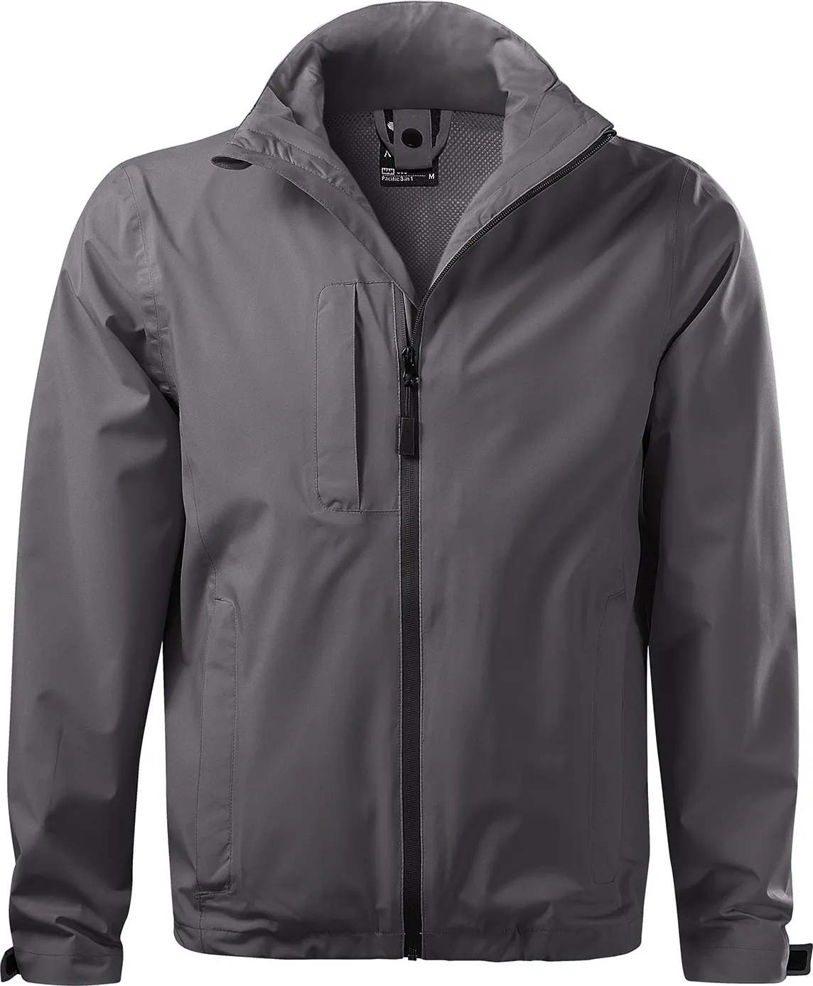 malfini-533-pacific-5-in-1-jacke-herren-stahlgrau-front-6 MALFINI Jacke 3 in 1 Pacific 533