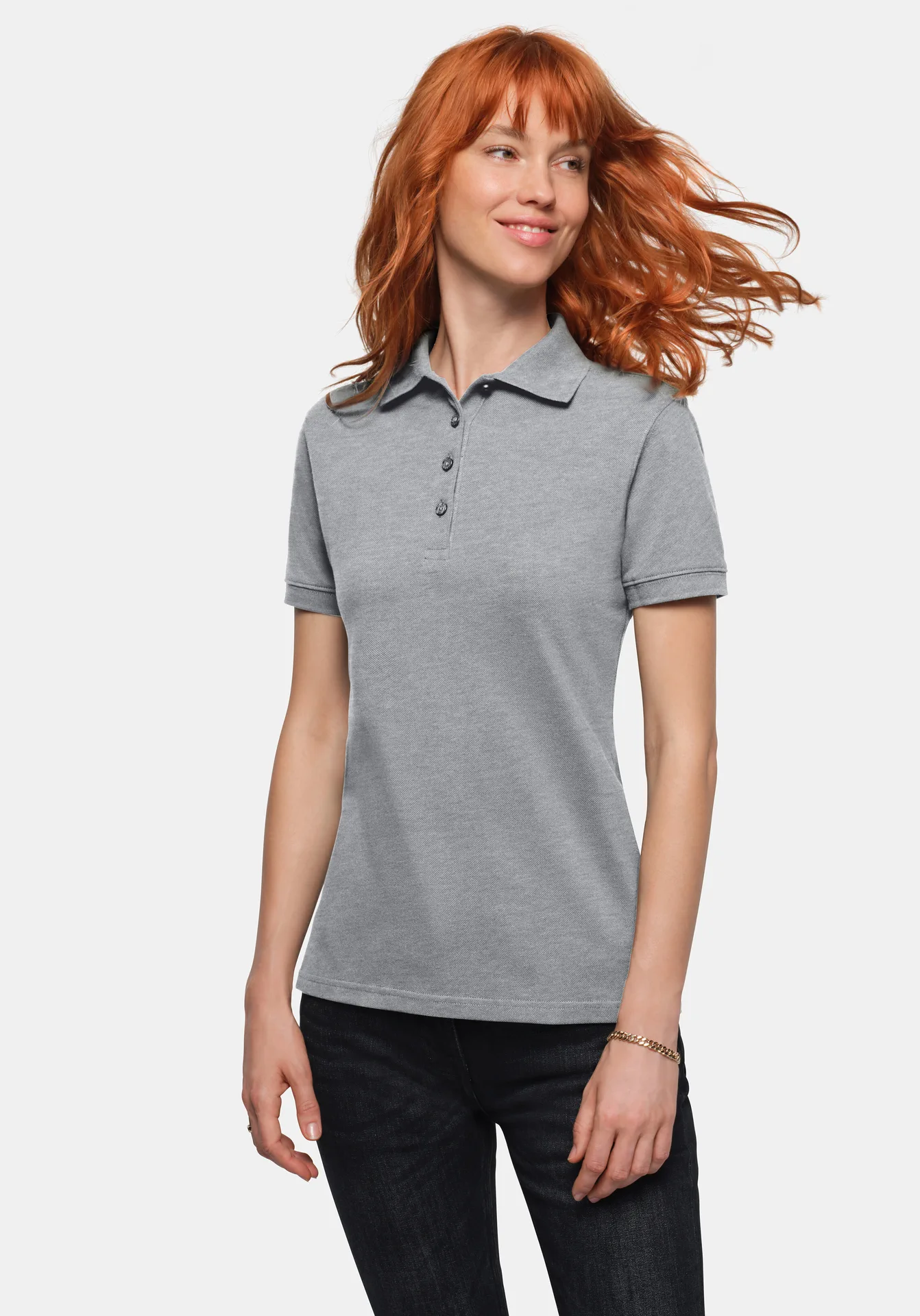 HAKRO Damen Poloshirt 301 Bio-Baumwolle GOTS