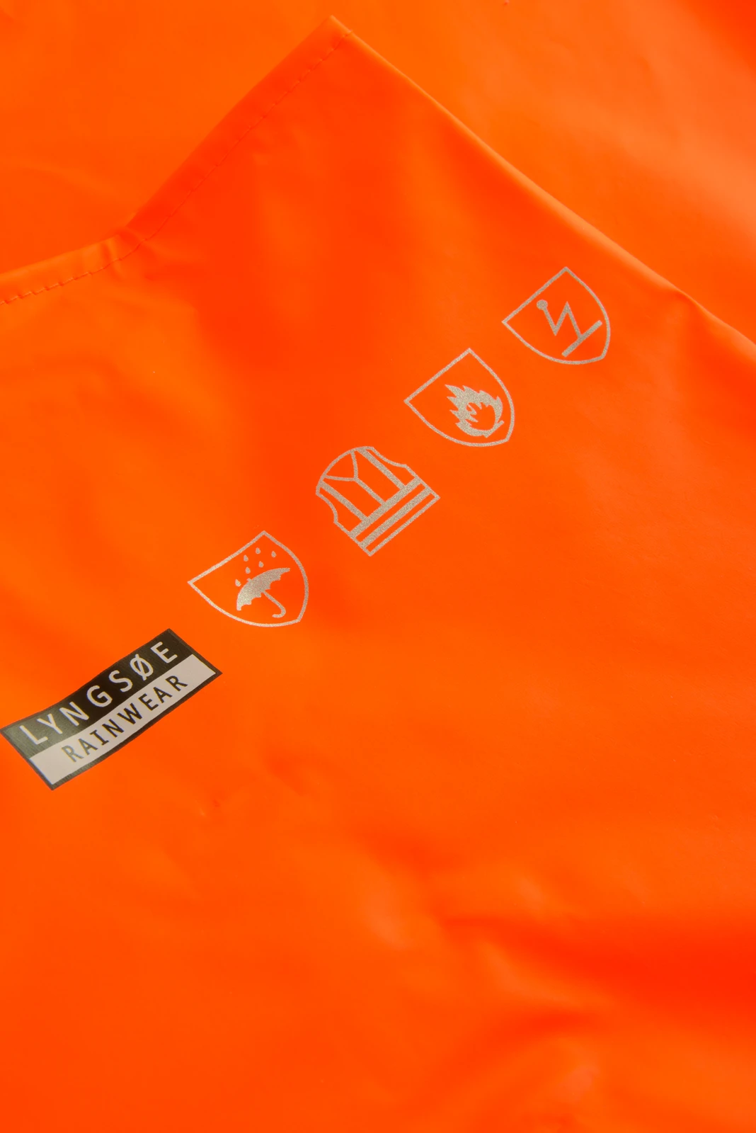 lyngsoe-fr-lr59-rws-flammhemmende-hi-vis-regenlatzhose-leuchtorange-detail-6 Lyngsøe FR-LR59-RWS Flammhemmende Hi-Vis Regenlatzhose