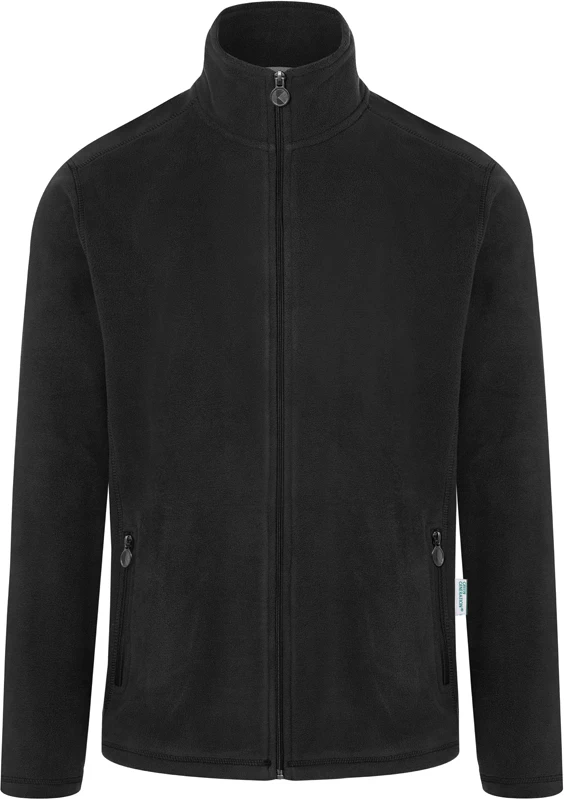 karlowsky-jm37-herren-workwear-fleecejacke-warm-up-black-front-3 KARLOWSKY Herren Workwear Fleecejacke Warm-Up