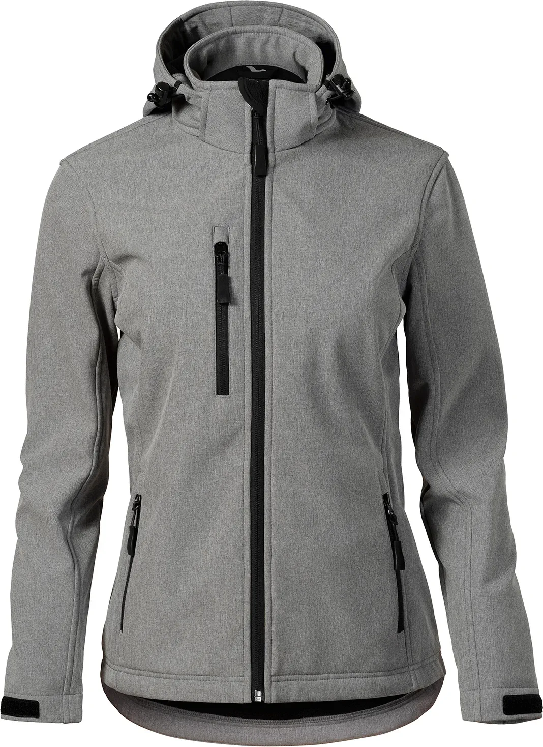 malfini-521-performance-softshelljacke-damen-dunkelgrau-meliert-front-2 MALFINI Softshelljacke Damen Performance 521