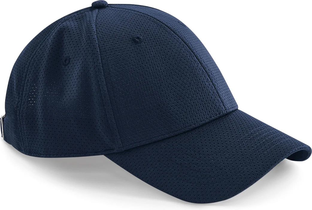 beechfield-b196-air-mesh-6-panel-cap-navy-front-1 Beechfield Air Mesh 6 Panel Cap