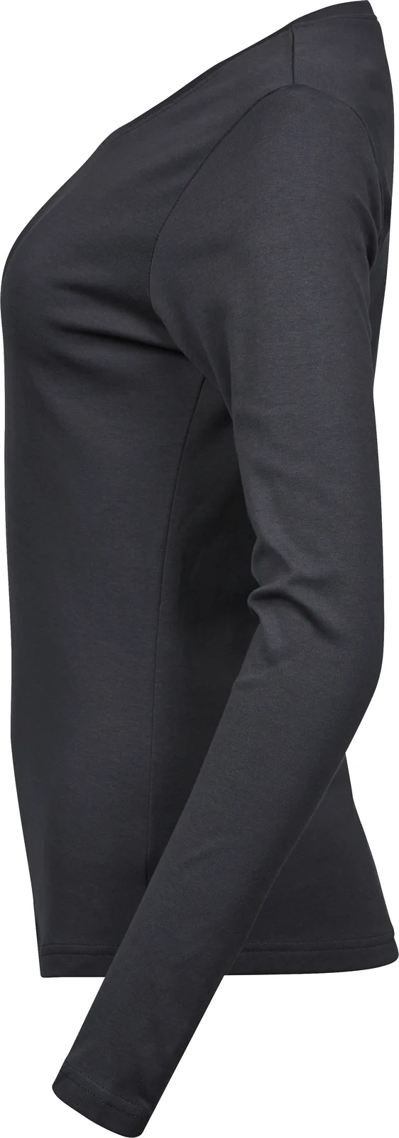 tee-jays-590-womens-long-sleeve-interlock-t-shirt-darkgrey-left-2 Tee Jays Women's Long Sleeve Interlock Tee