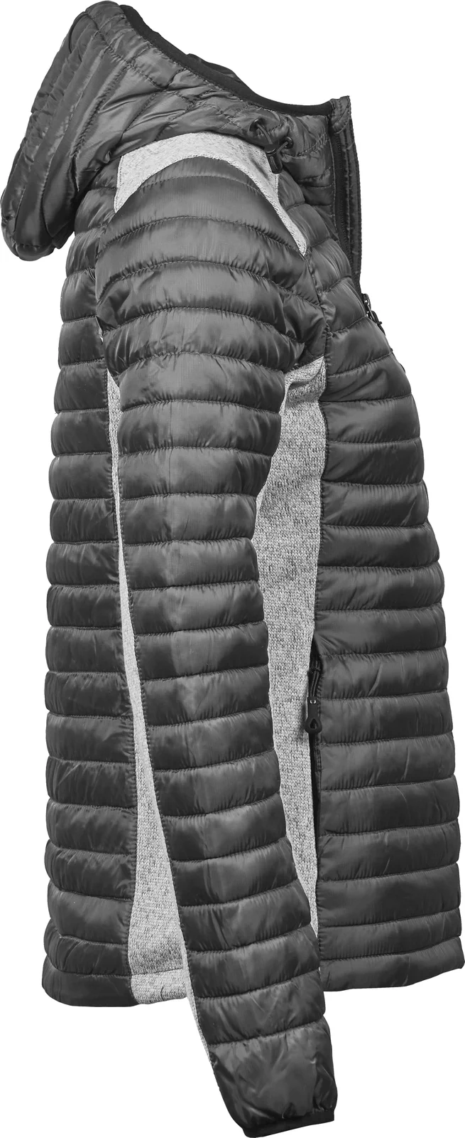 tee-jays-9611-womens-hooded-outdoor-crossover-jacket-spacegrey-greymelange-right-4 Tee Jays Ladies` Hooded Outdoor Crossover Jacket