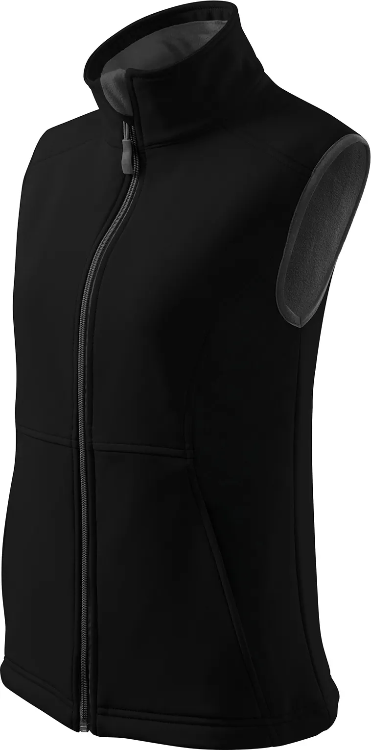 malfini-516-vision-softshellweste-damen-schwarz-left-3 MALFINI Softshellweste Damen Vision 516