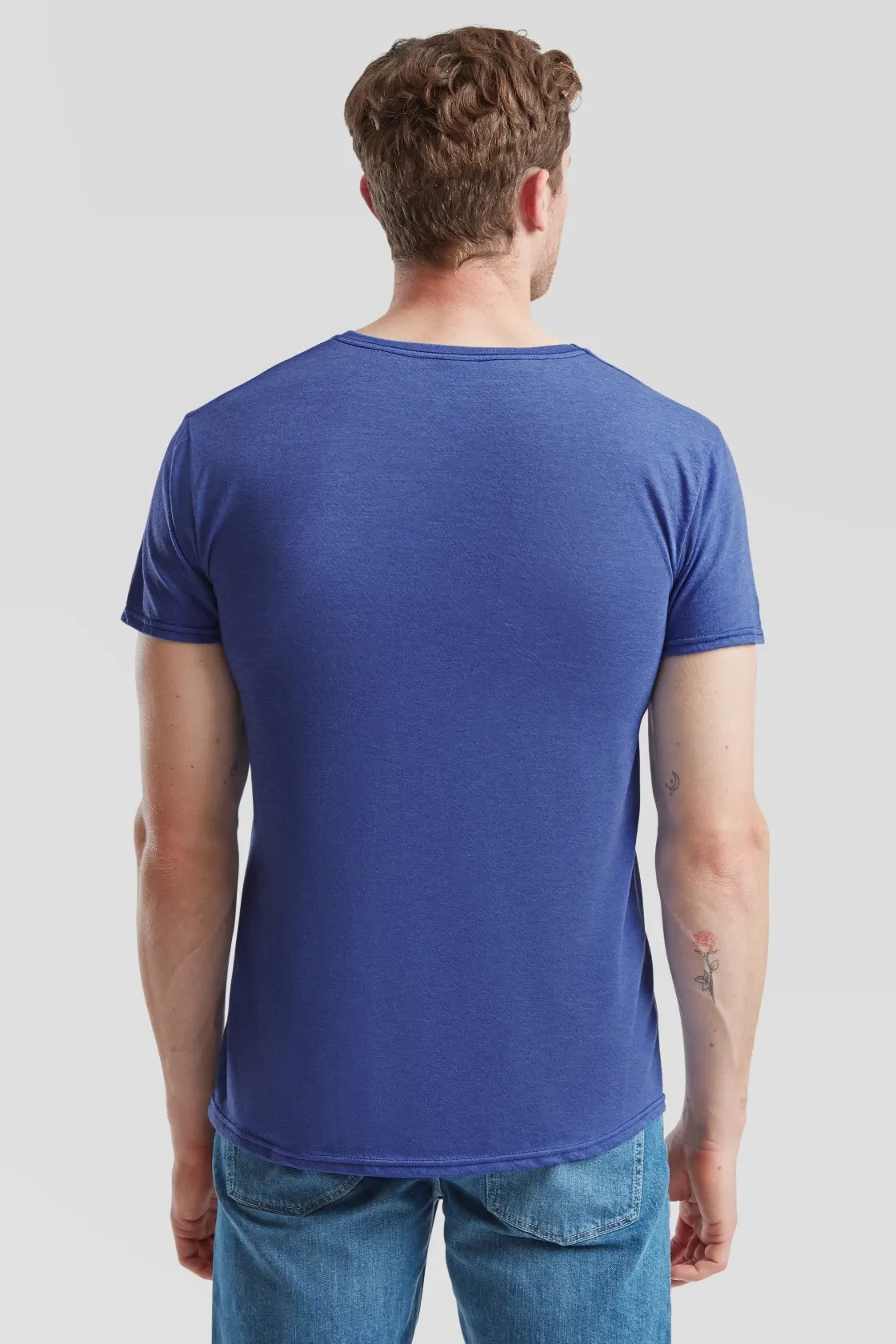 fruit-of-the-loom-61-430-0-iconic-150-t-shirt-heatherroyal-model-2 F.O.L. Iconic T