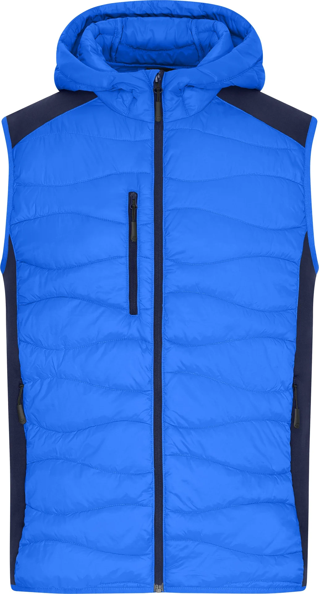 jn1328-mens-hybrid-vest-blue-navy-front-3 James & Nicholson Men´s Hybrid Vest (1328)