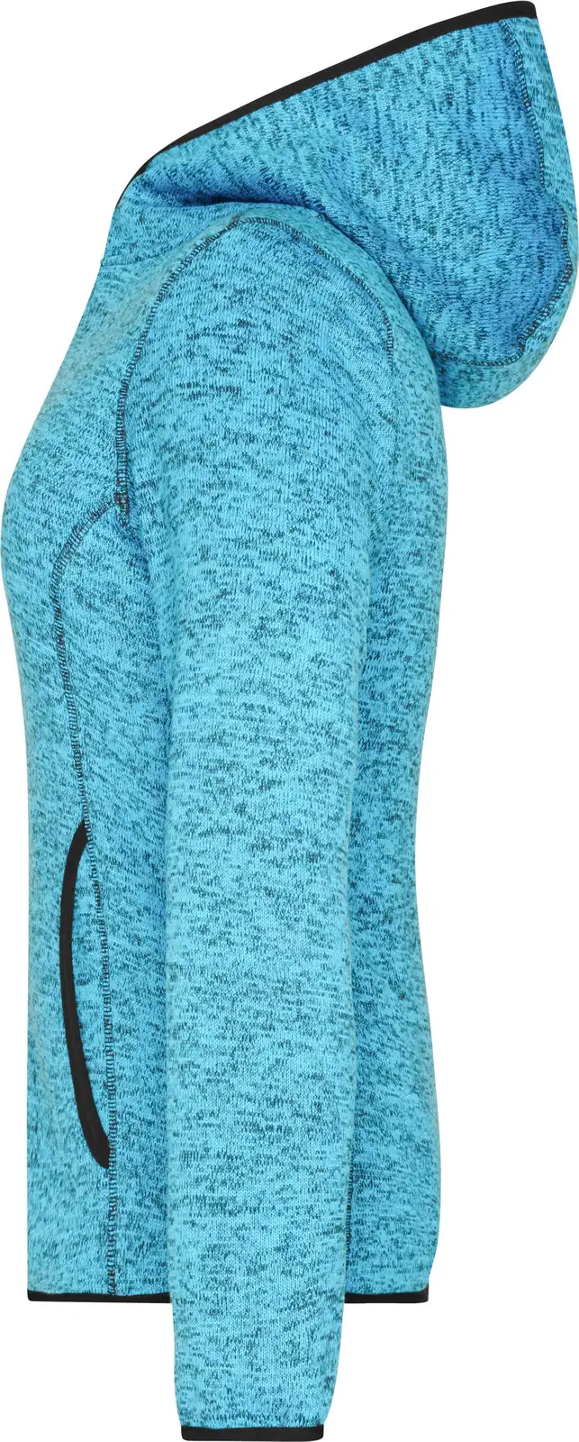 James & Nicholson Ladies Knitted Fleece Hoody